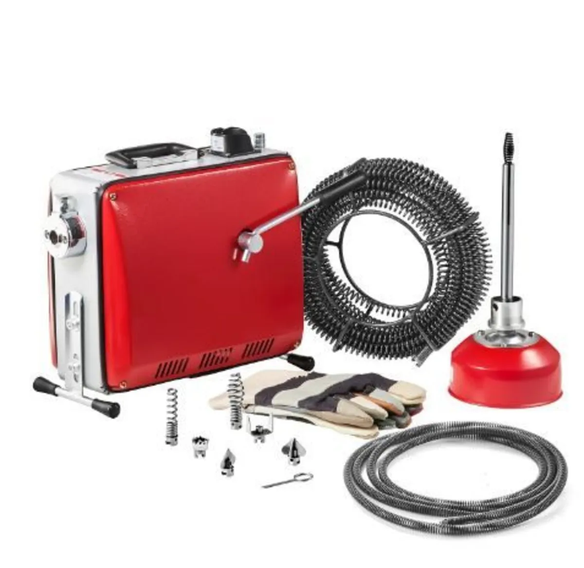 Drain Cleaner Machine, 390W 1400RPM - Image 3