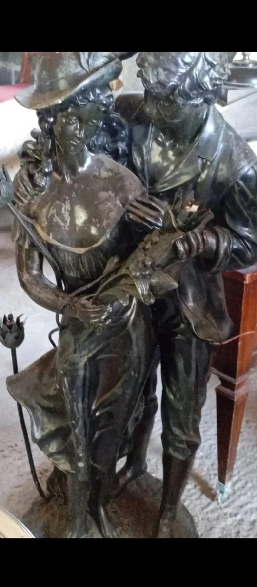 Vintage art nouveau figures - Image 2