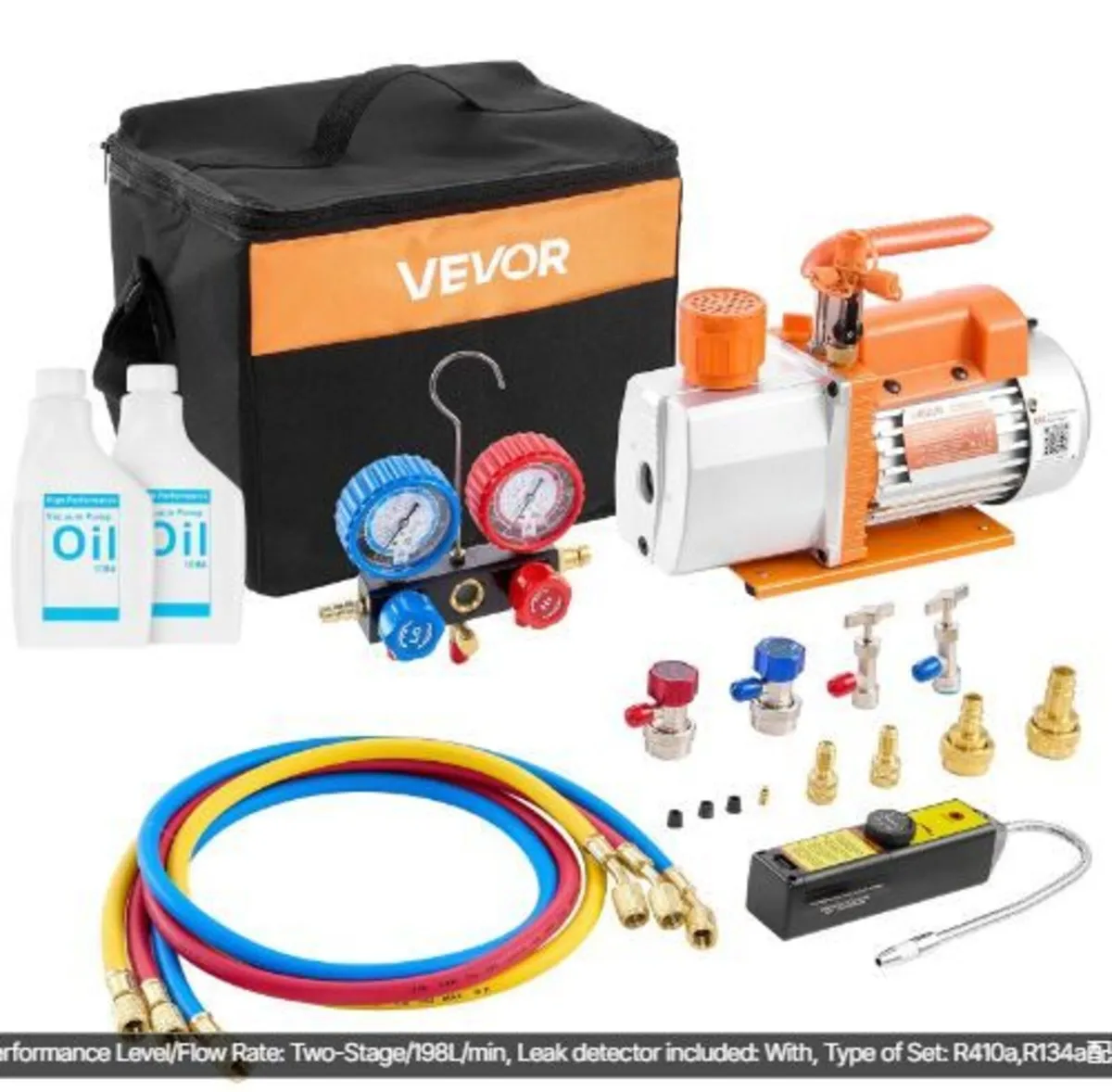 AC Vacuum Pump and Gauge Set - Image 4
