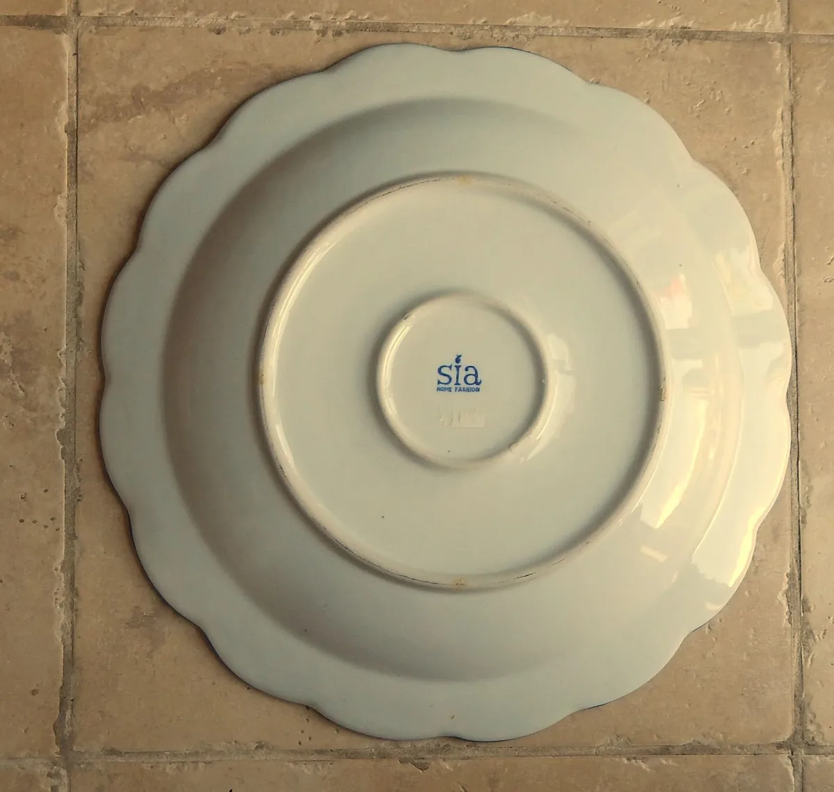 Large Sia Home Fashion Porcelain Charger Plate - Image 3
