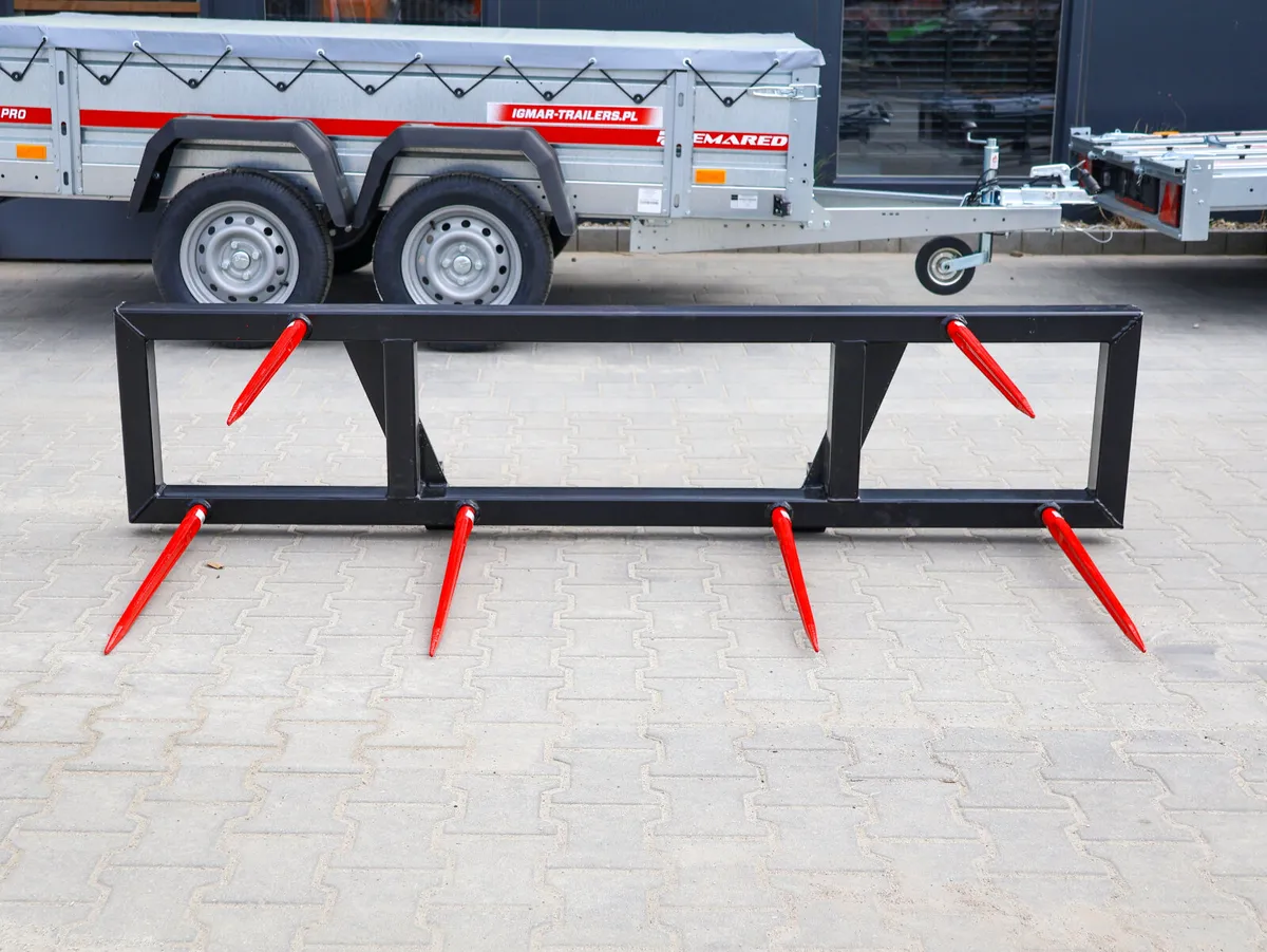 NEW | Manure Straw Bale Fork Grab Euro 8 - Image 2