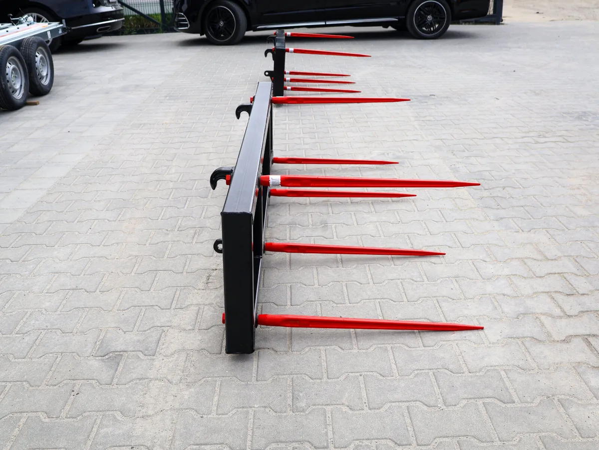 NEW | Manure Straw Bale Fork Grab Euro 8 - Image 3