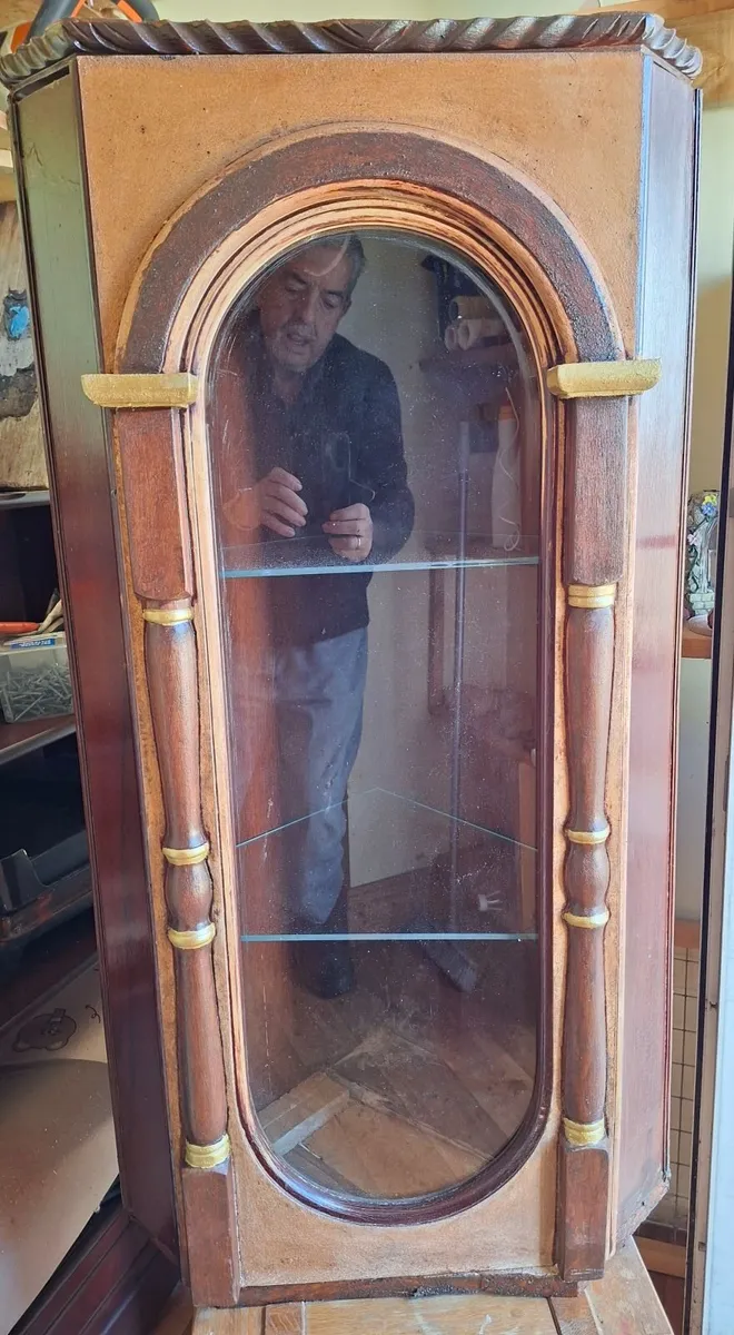 Old Teak Display Unit - Image 1