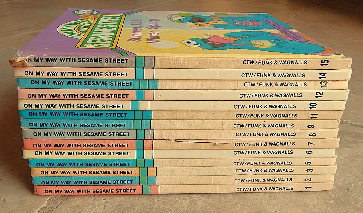 14 Vintage Sesame Street Children's Books - Image 4