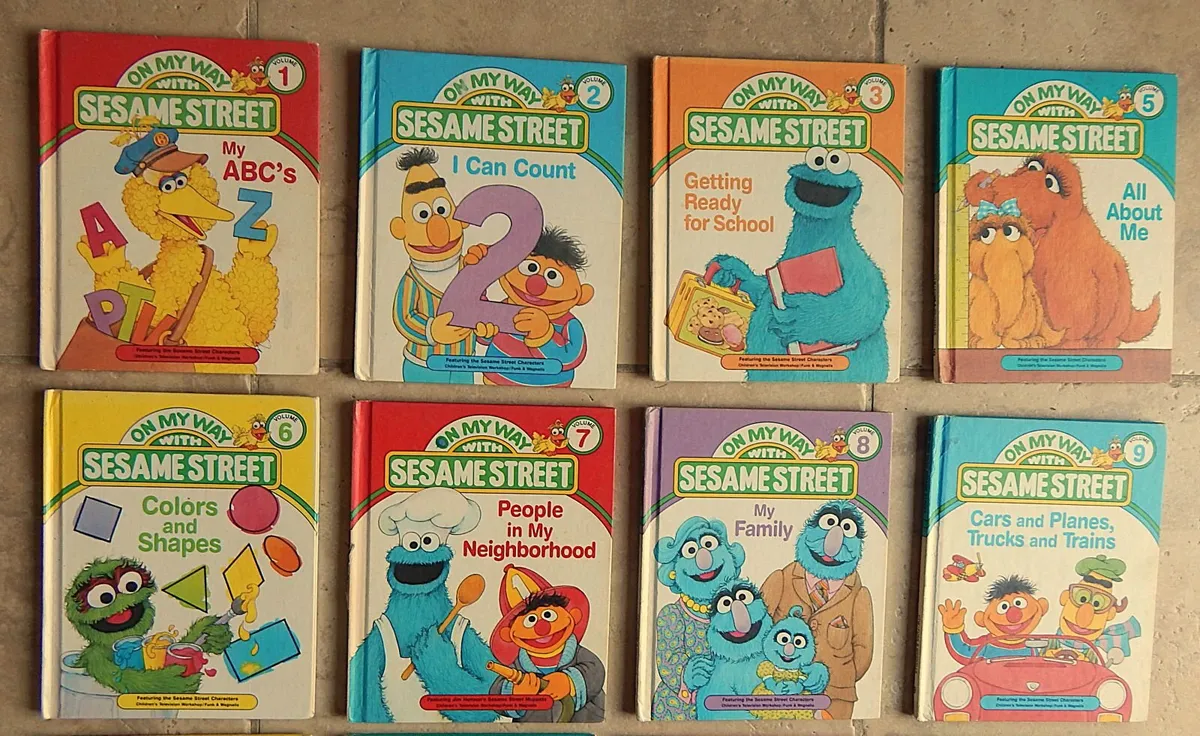 14 Vintage Sesame Street Children's Books - Image 2