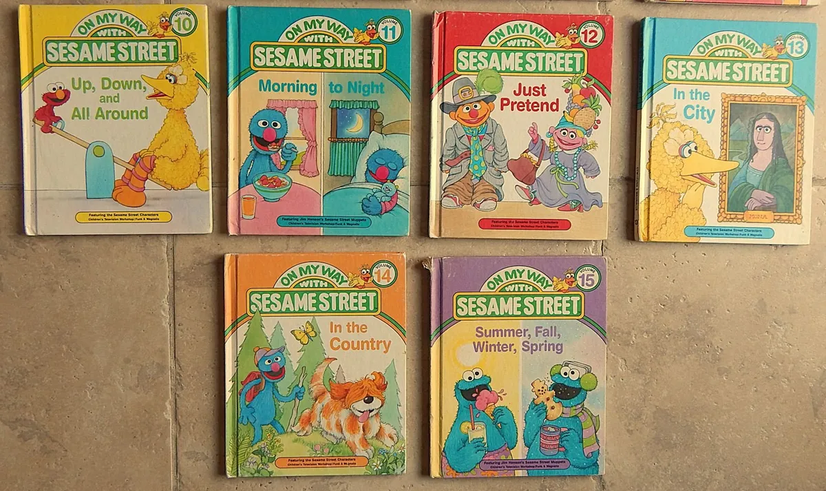 14 Vintage Sesame Street Children's Books - Image 3