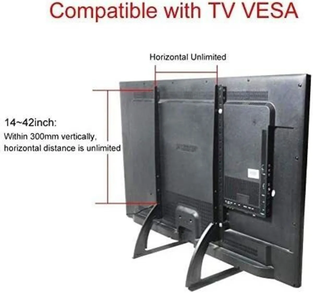 Universal Flat Screen TV Pedestal Stand - Image 3