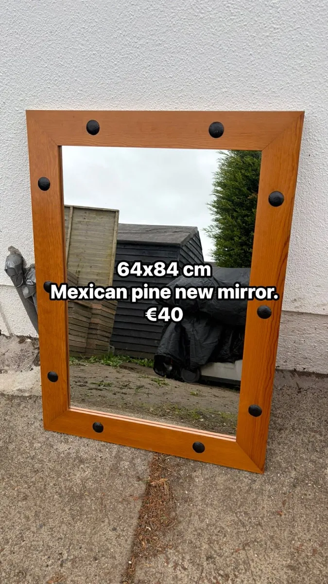 beroom mirror €40 mexican pine as new - Image 1