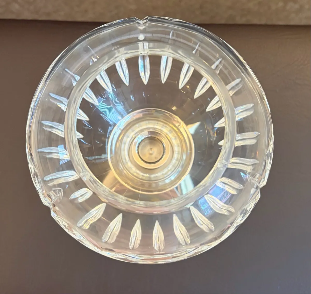 Waterford Crystal Hurricane Lamp & Globe - Image 4