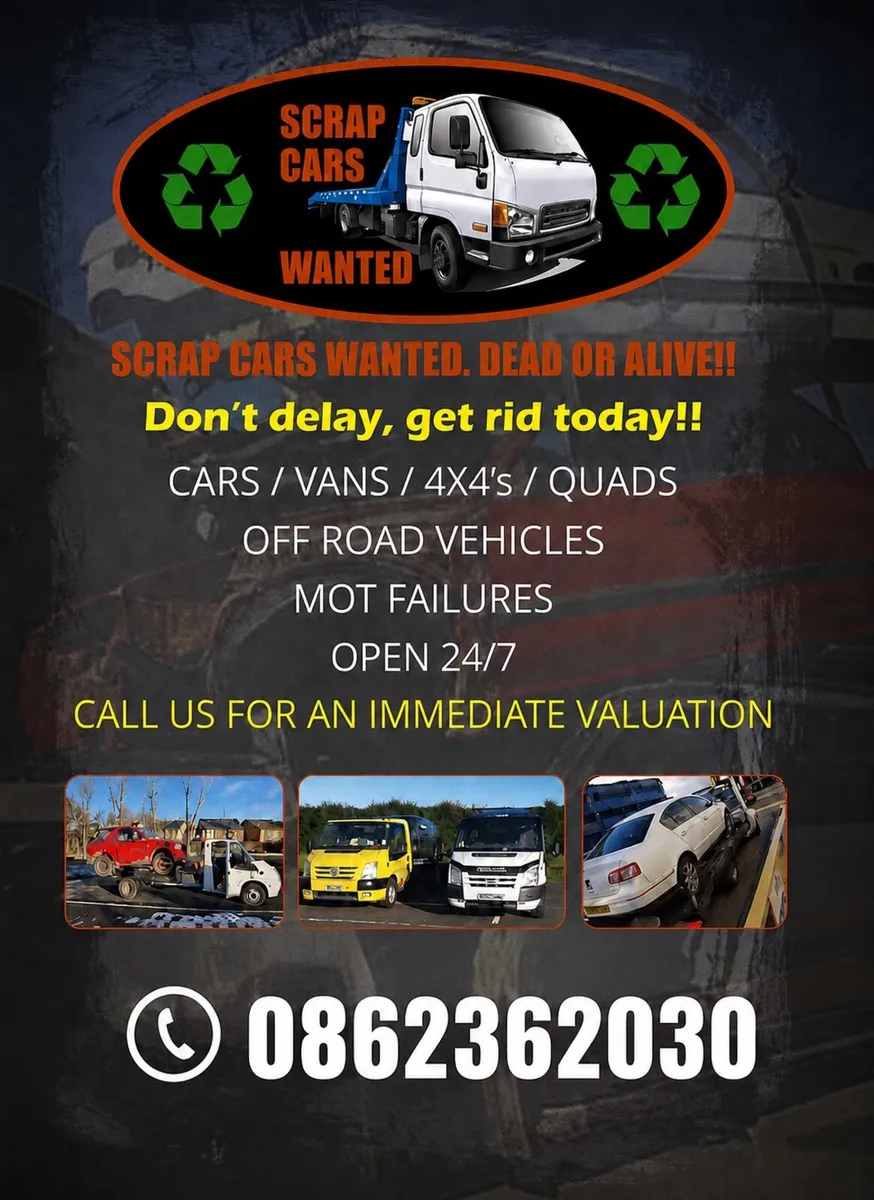 Scrap car / end of life cars wanted