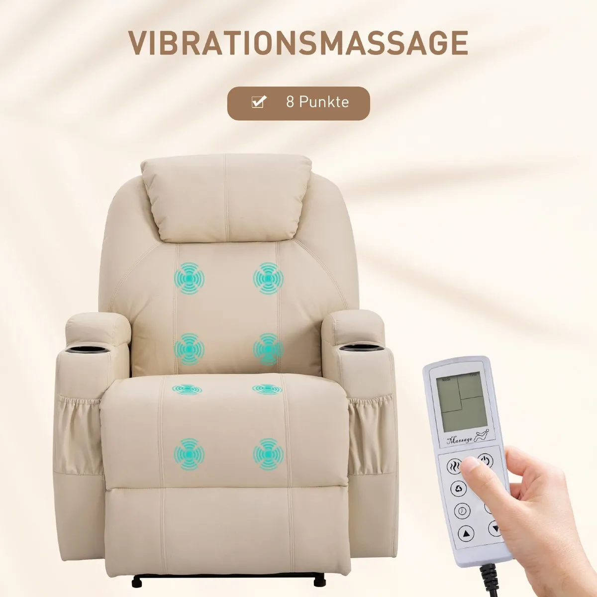 Massage Recliner Chair Electric Heating Vibration - Image 1