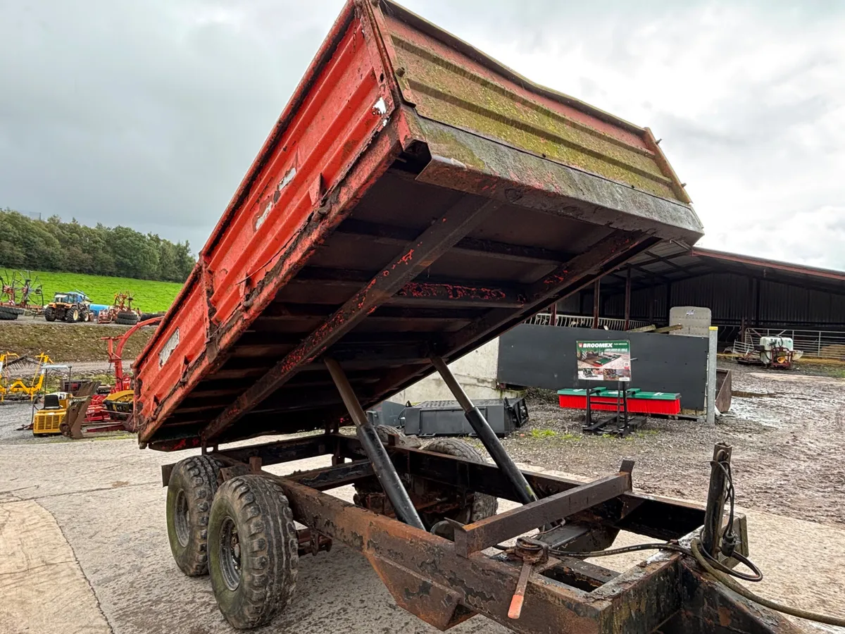 Tipping trailer 13ft x 7ft 6” dropsides - Image 4