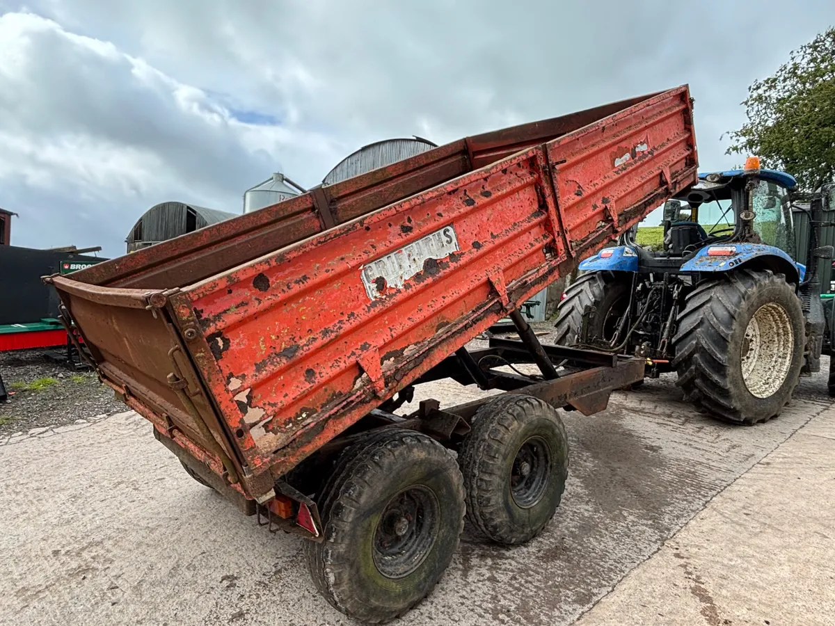 Tipping trailer 13ft x 7ft 6” dropsides - Image 1