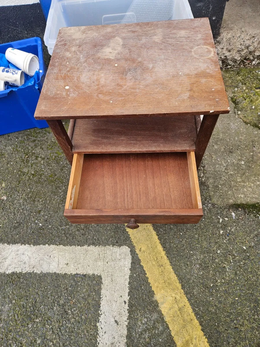 Vintage Mid Century Side Table - Image 3