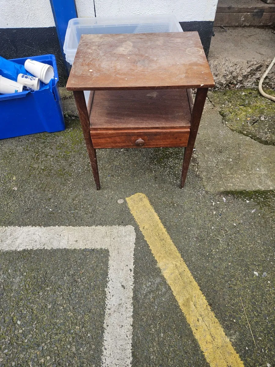 Vintage Mid Century Side Table - Image 1