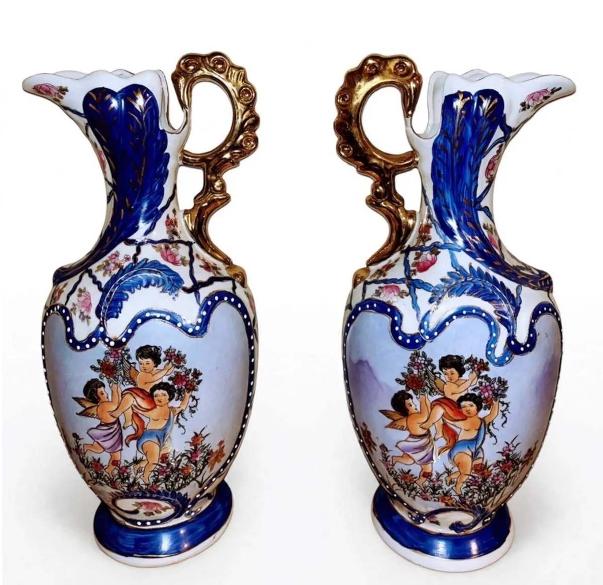 Late 19th Century porcelain vases - Image 2