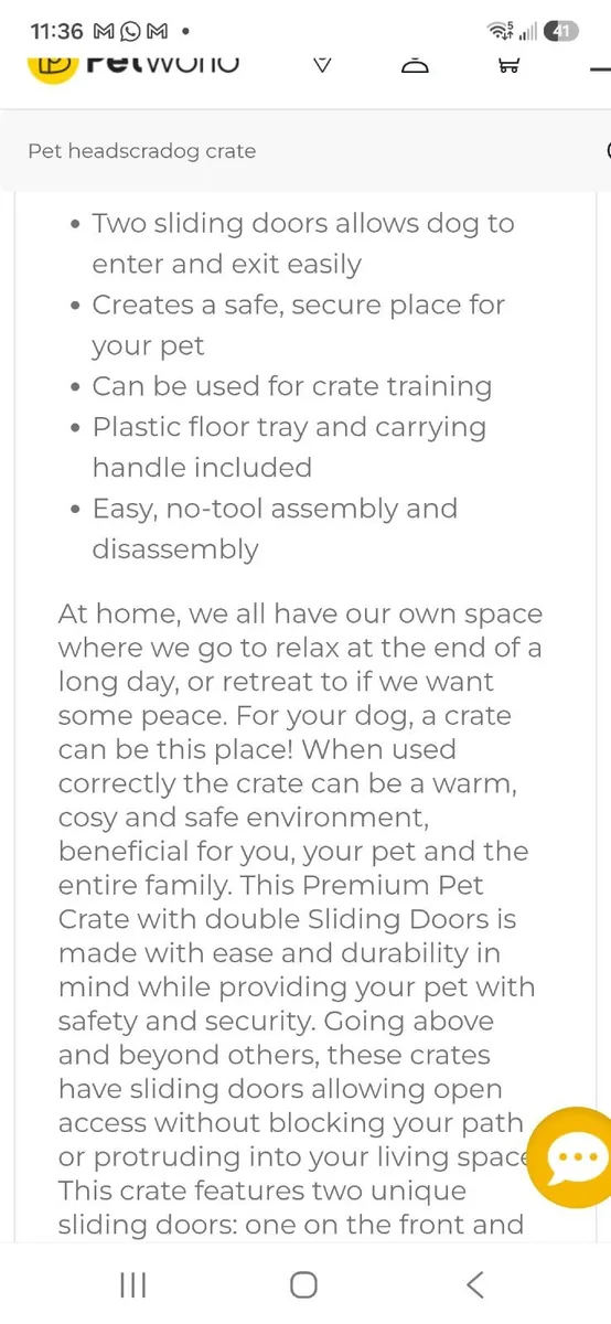 Dog crate - Image 1