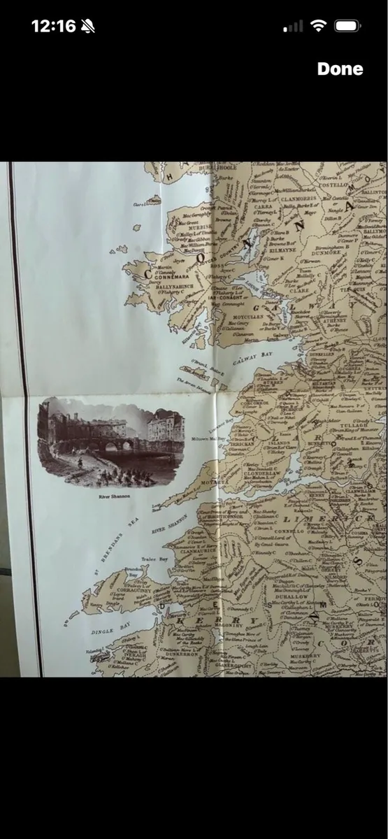 Genealogigal & Historical Map of Ireland (1968) - Image 4