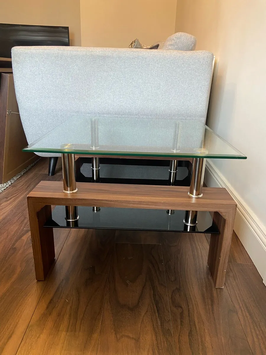 Console table with two matching side tables - Image 3
