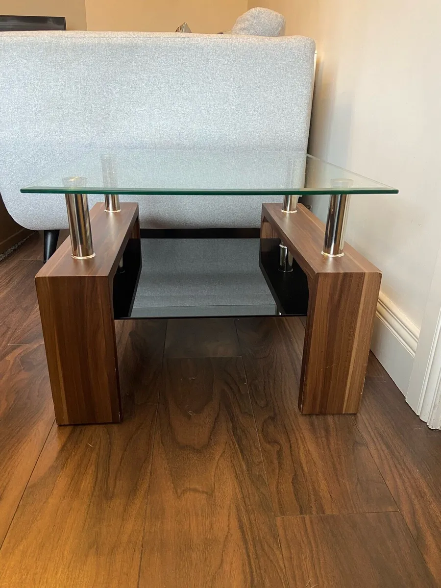 Console table with two matching side tables - Image 4