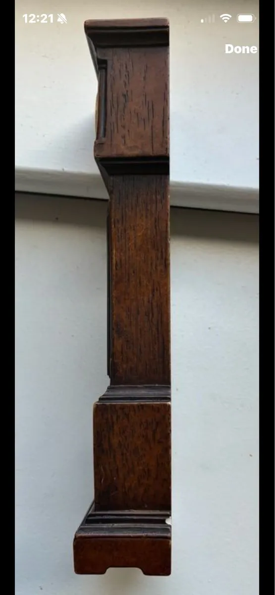Vintage Miniature Grandfather Clock - Image 4