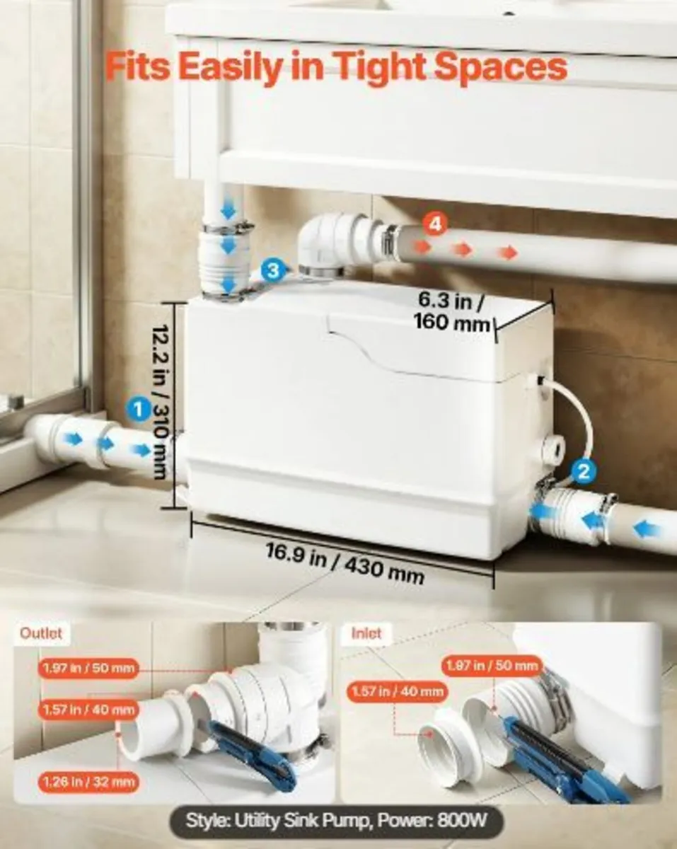 Utility Sink Pump 800W - Image 3