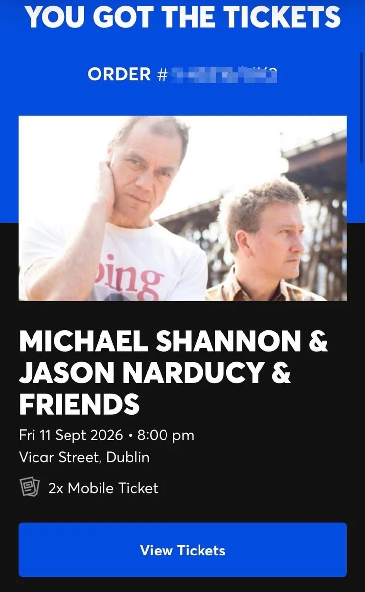 Michael Shannon - REM tickets