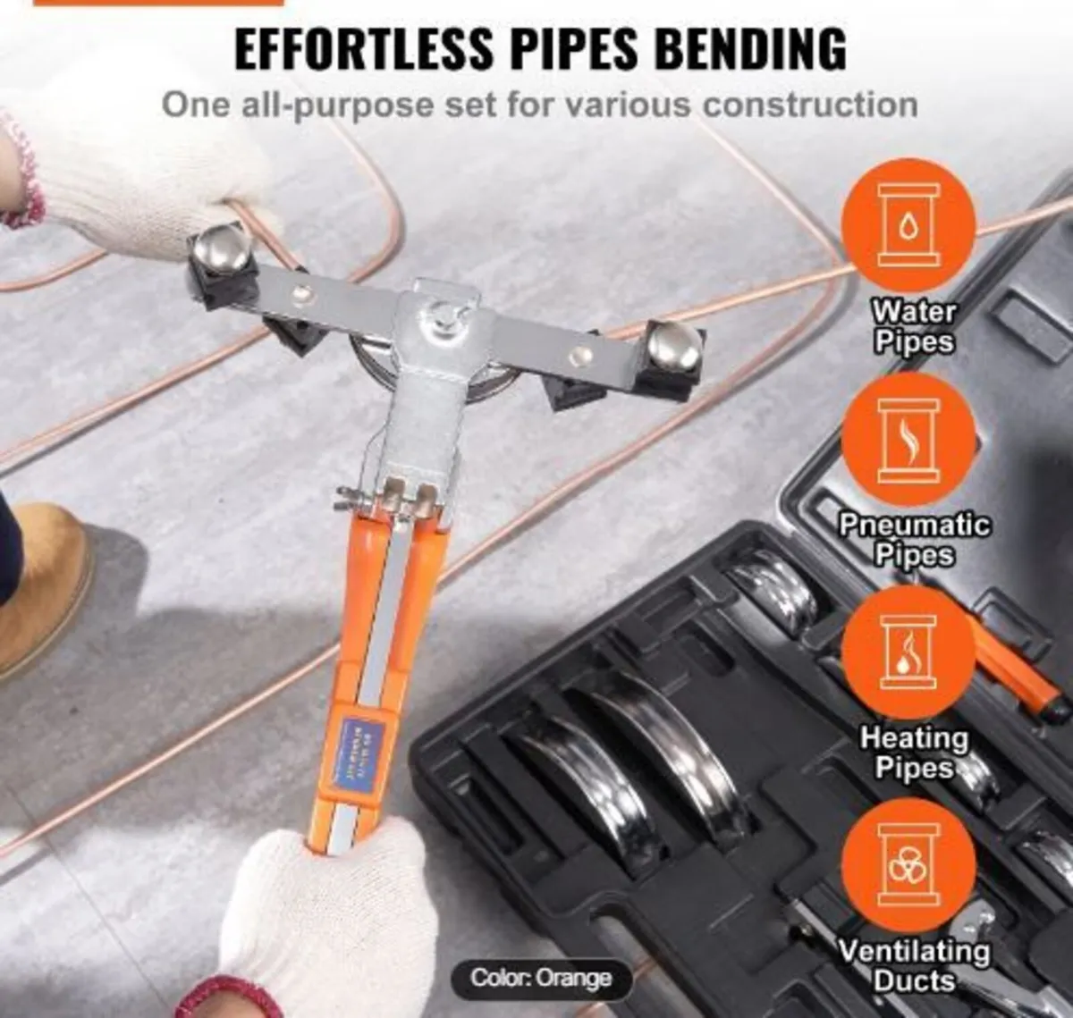 Pipe Tube Bender, 6.4mm-22.2mm - Image 2