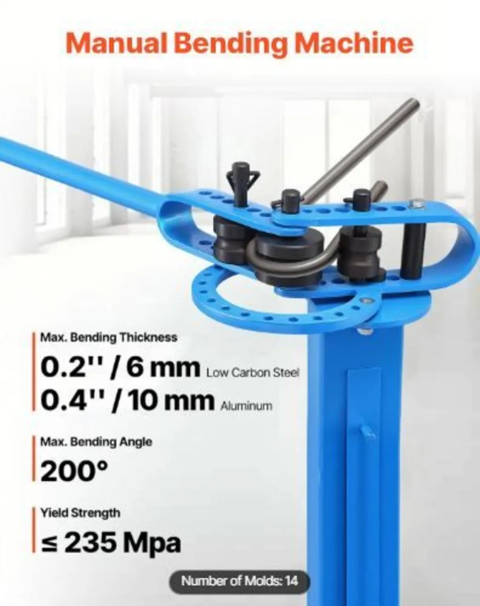 Manual Bending Machine, Pipe Tube Bender - Image 2