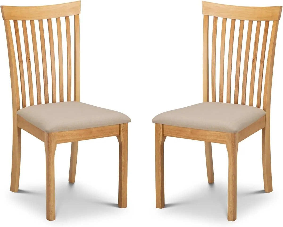 Dining Chairs Solid Wood H94 X W55 X (Set of 2) - Image 1