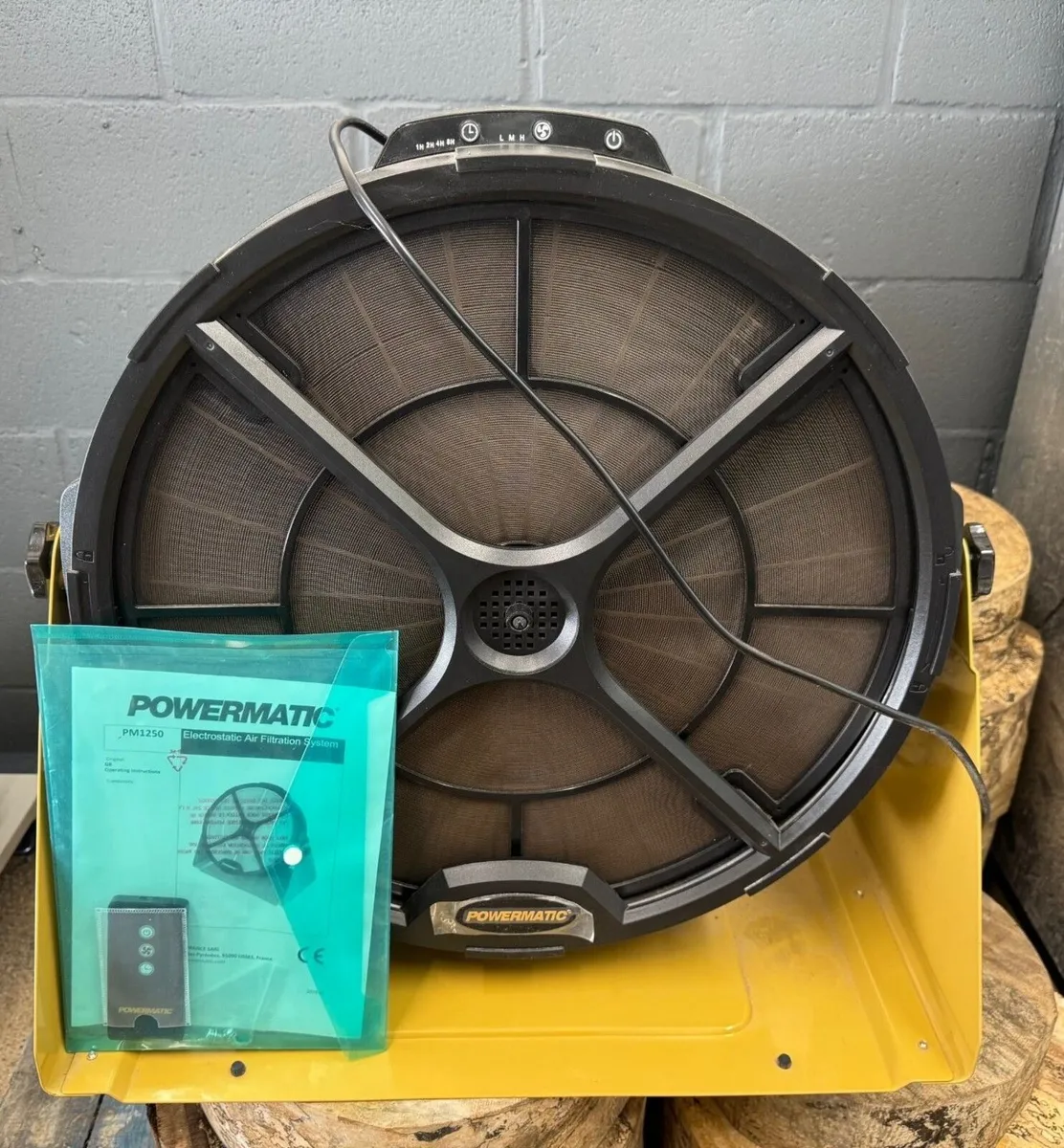 NEW Powermatic PM1250 air filtration