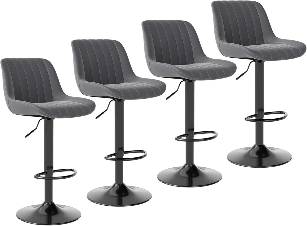Bar Stools Swivel Counter Height Barstools - Image 1