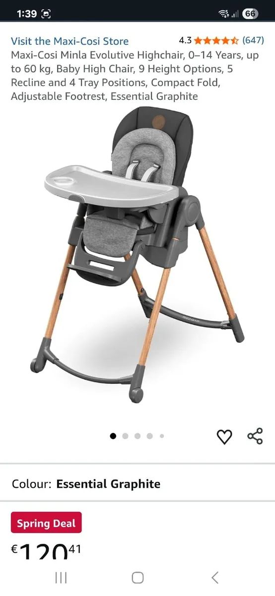 Maxi cosi Minla High chair - Image 1