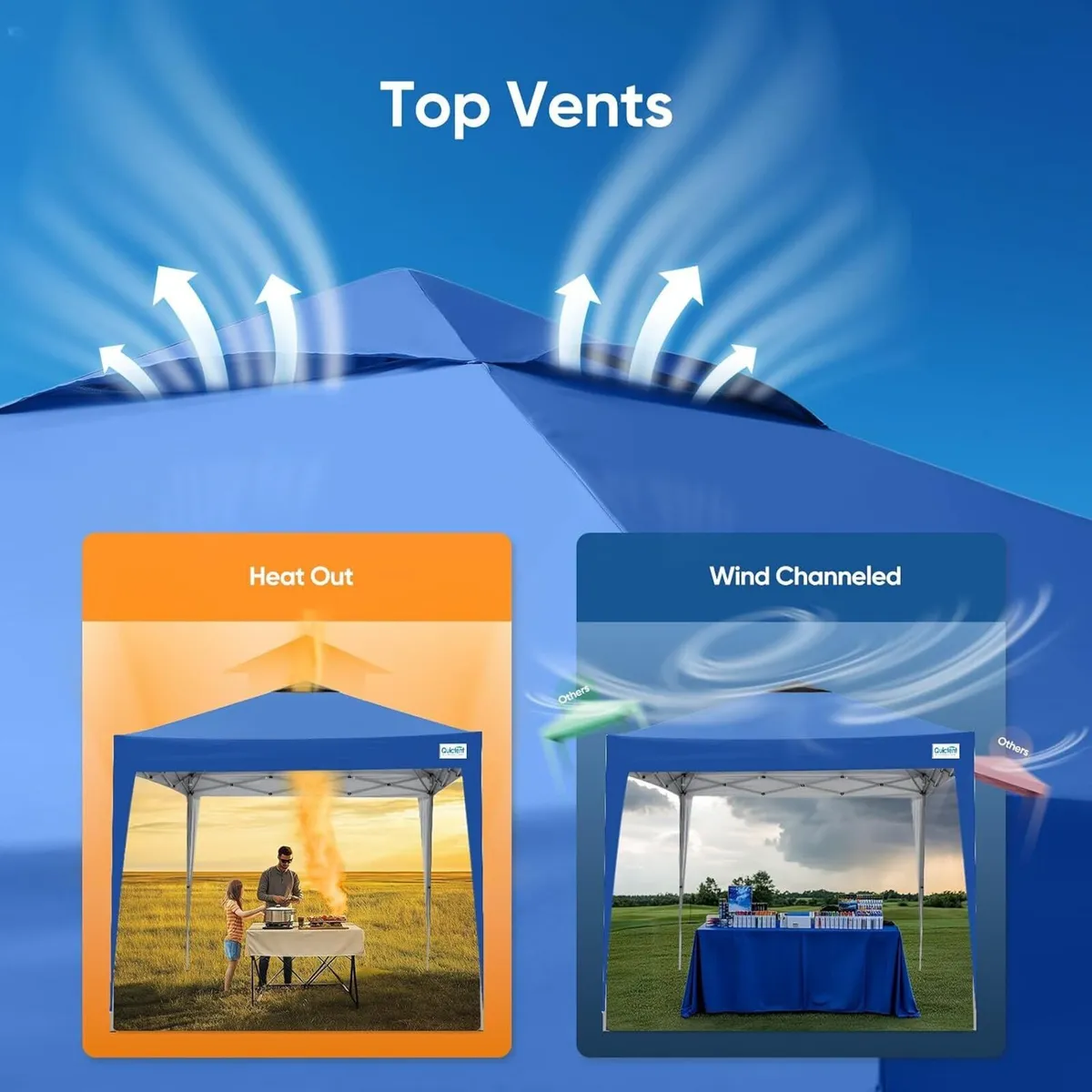 Pop Up Canopy Portable Waterproof Gazebo - Image 2