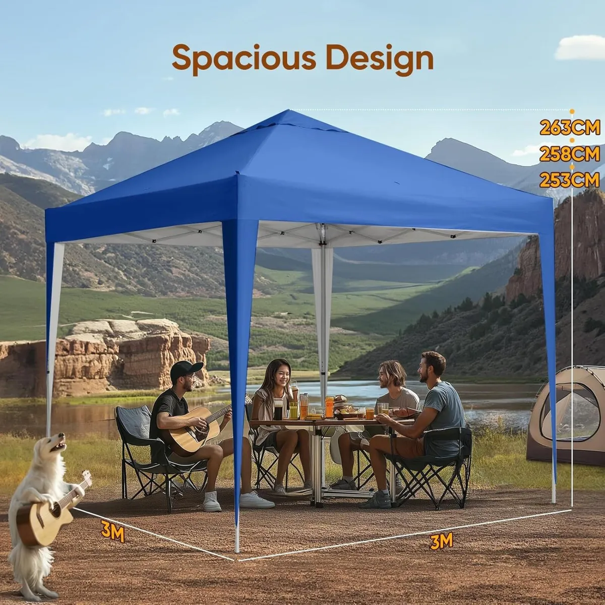 Pop Up Canopy Portable Waterproof Gazebo - Image 4