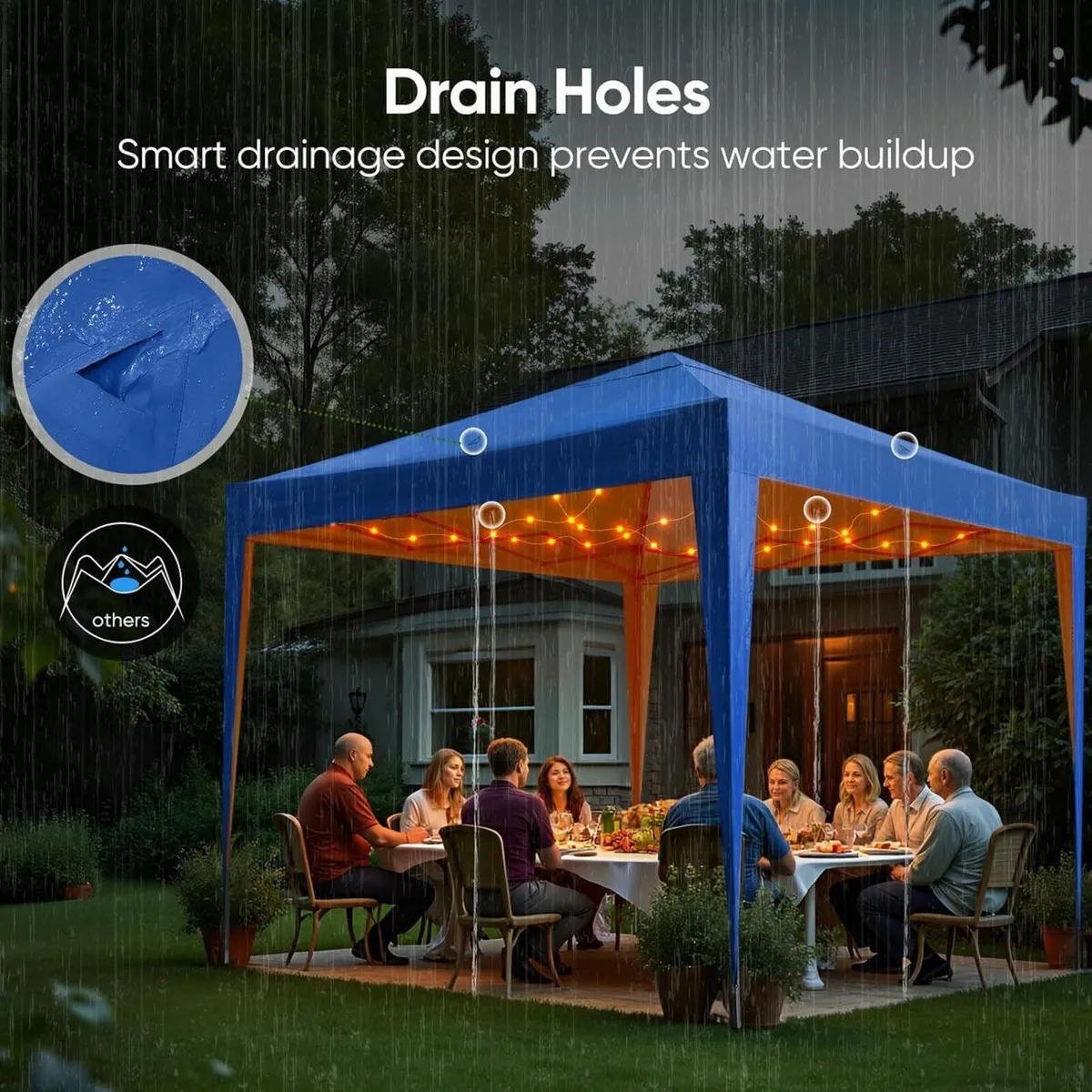 Pop Up Canopy Portable Waterproof Gazebo - Image 3