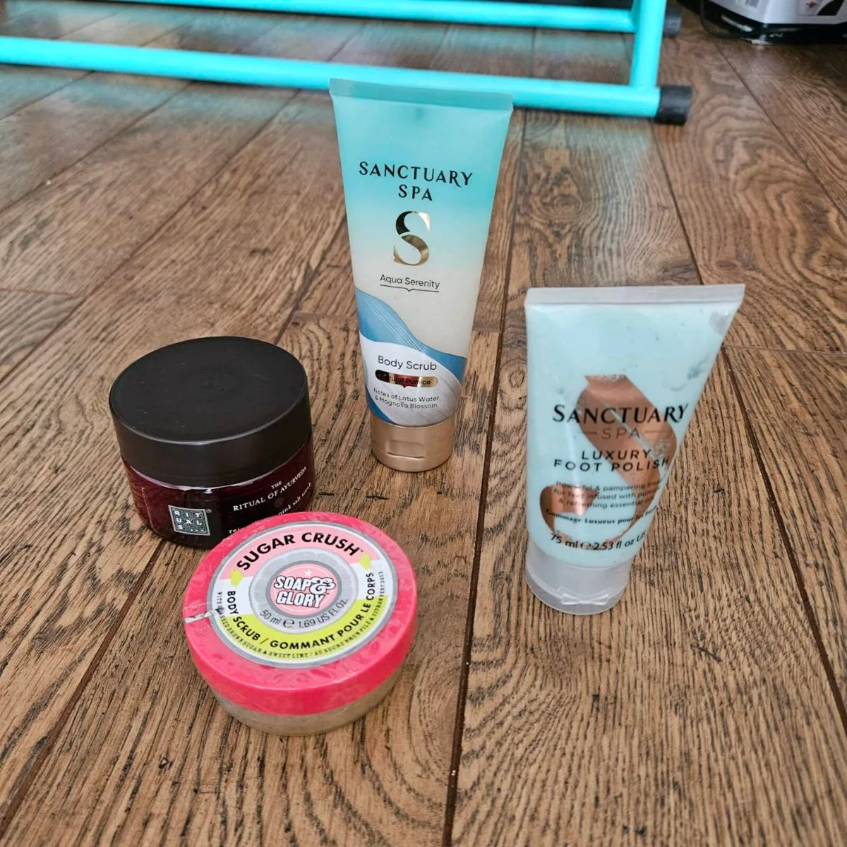 Selection of body scrubs