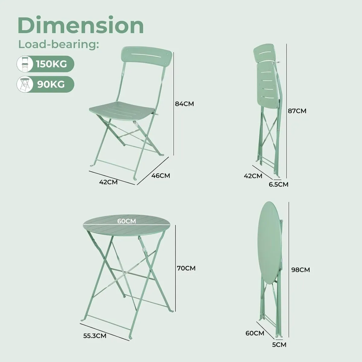 Grand Pation Garden Furniture Set (3 Piece) - Image 2