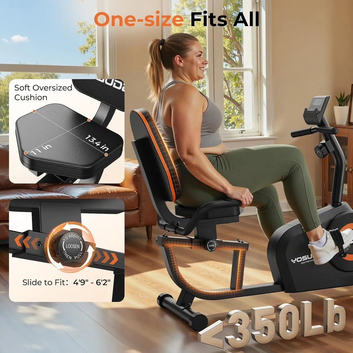 Exercise Bike 16-Level Resistance 160KG Capacity - Image 4