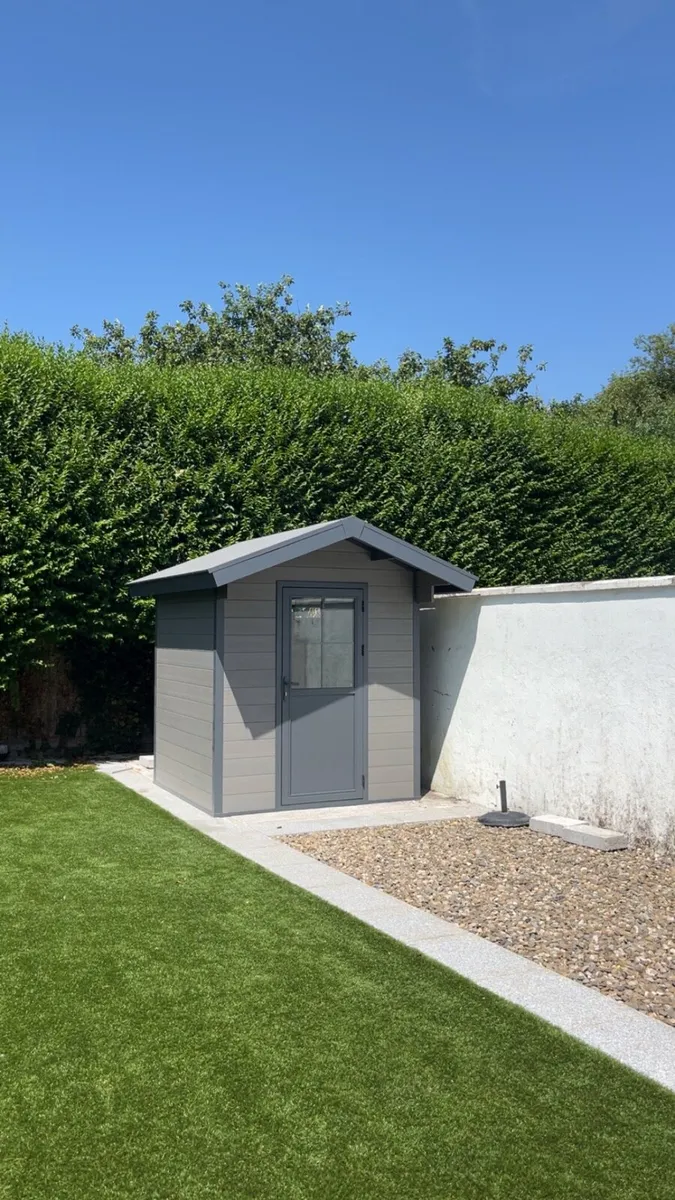 2m x 2m Composite Garden Shed - Image 1