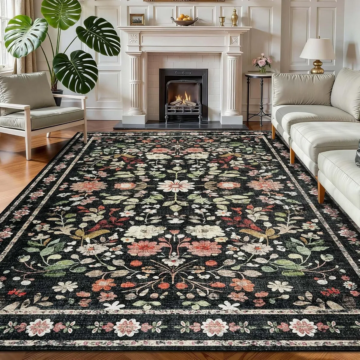 Large Rugs for Living Room Washable Area - Image 1
