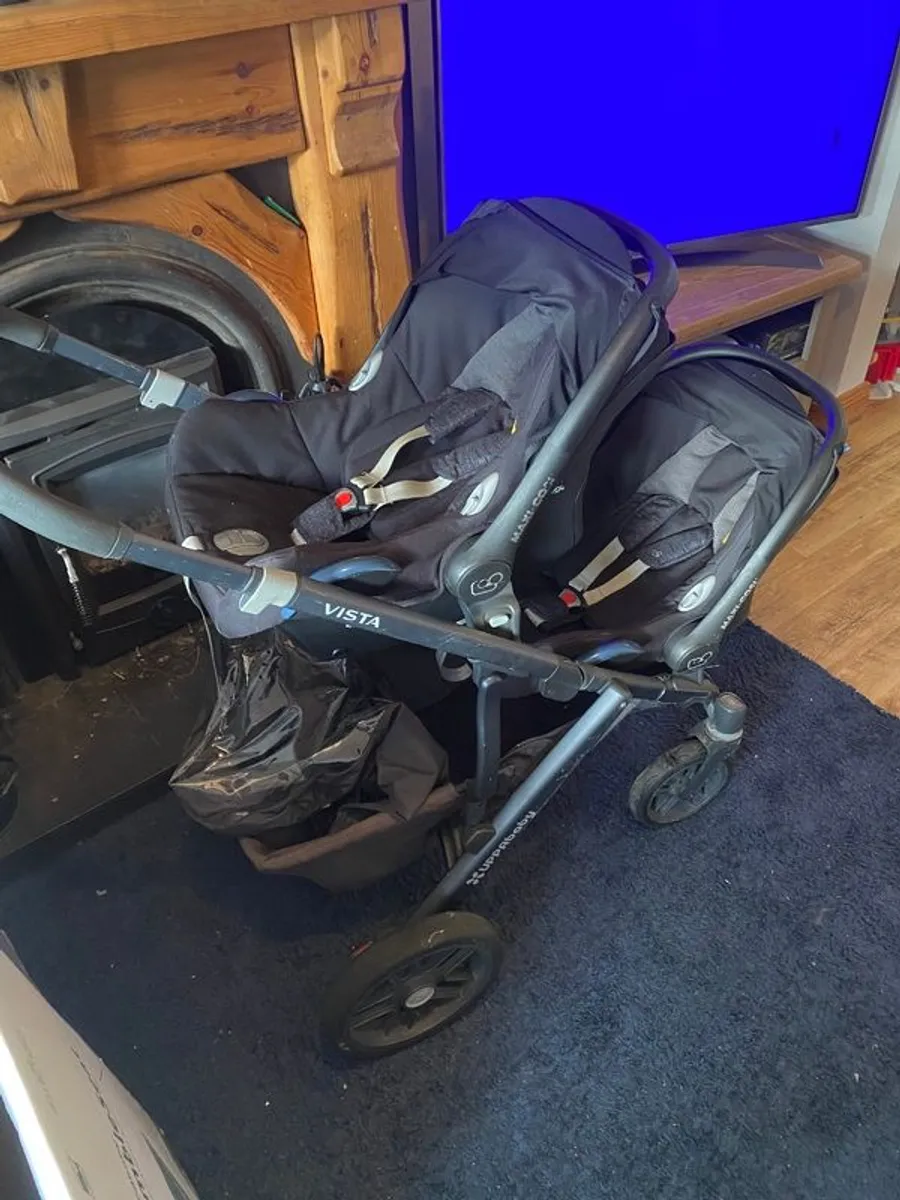 Twin uppababy vista V2 - Image 3