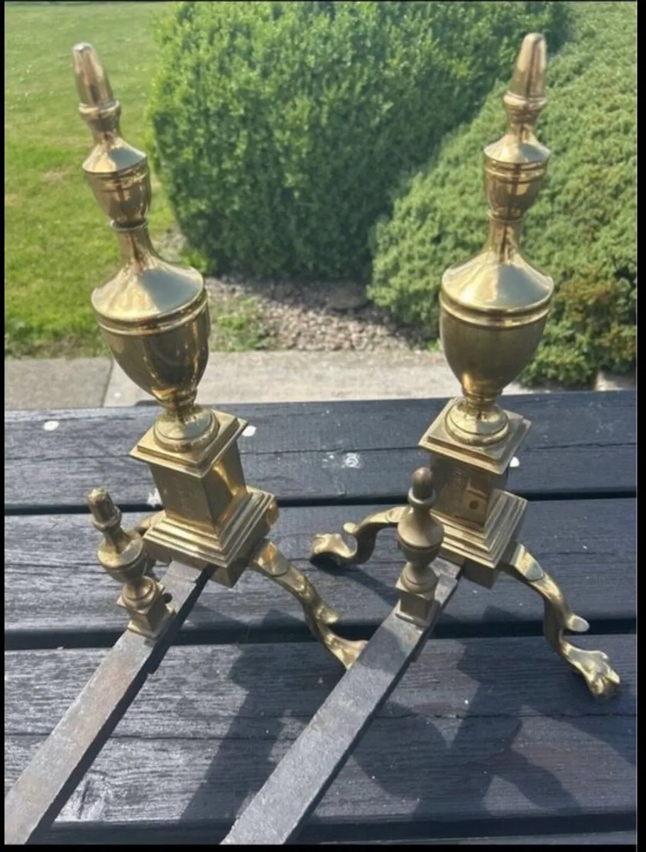 Brass  Fire Irons - Image 1