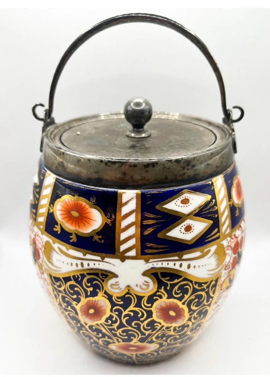150 year old biscuit jar - Victorian period - Image 1
