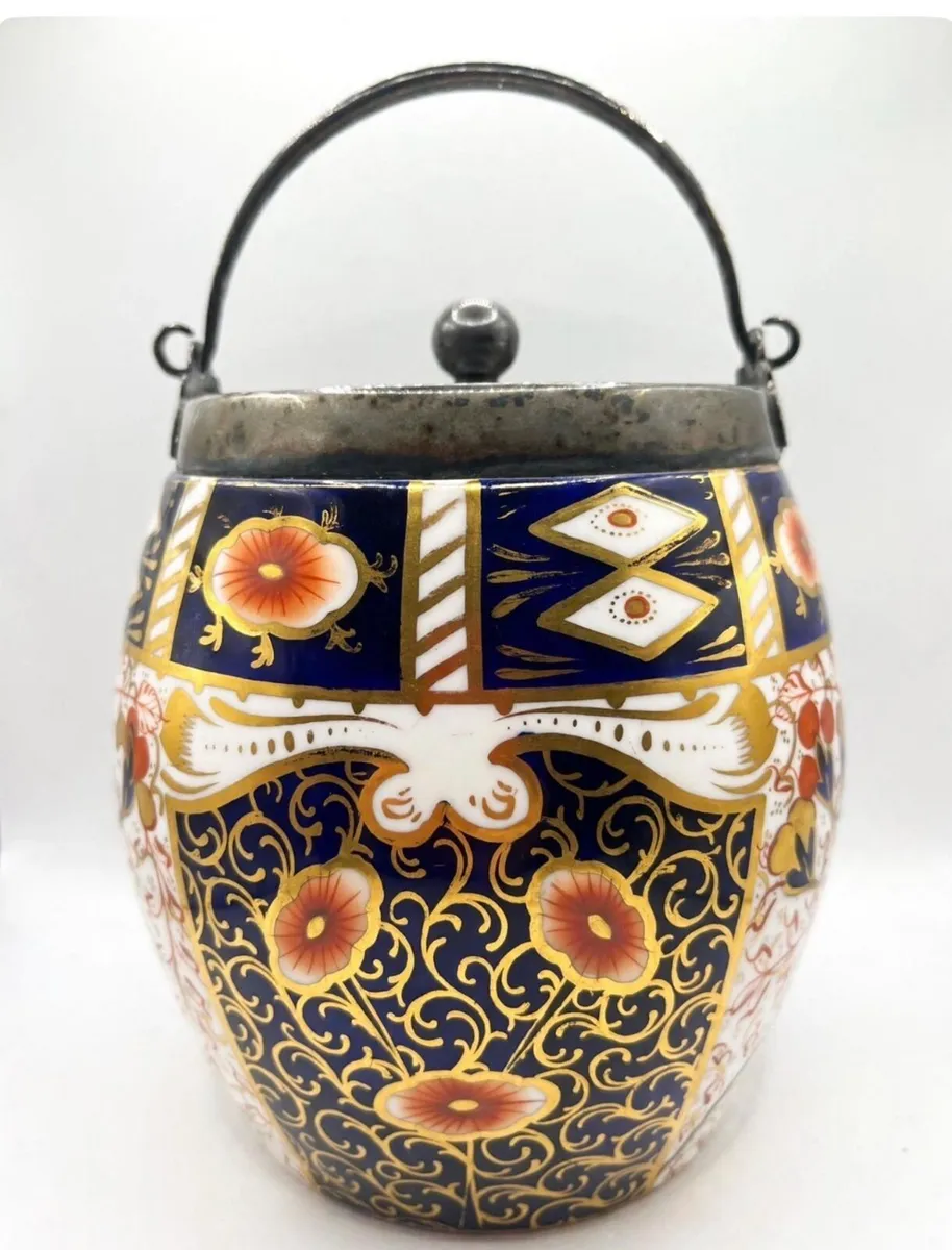 150 year old biscuit jar - Victorian period - Image 2