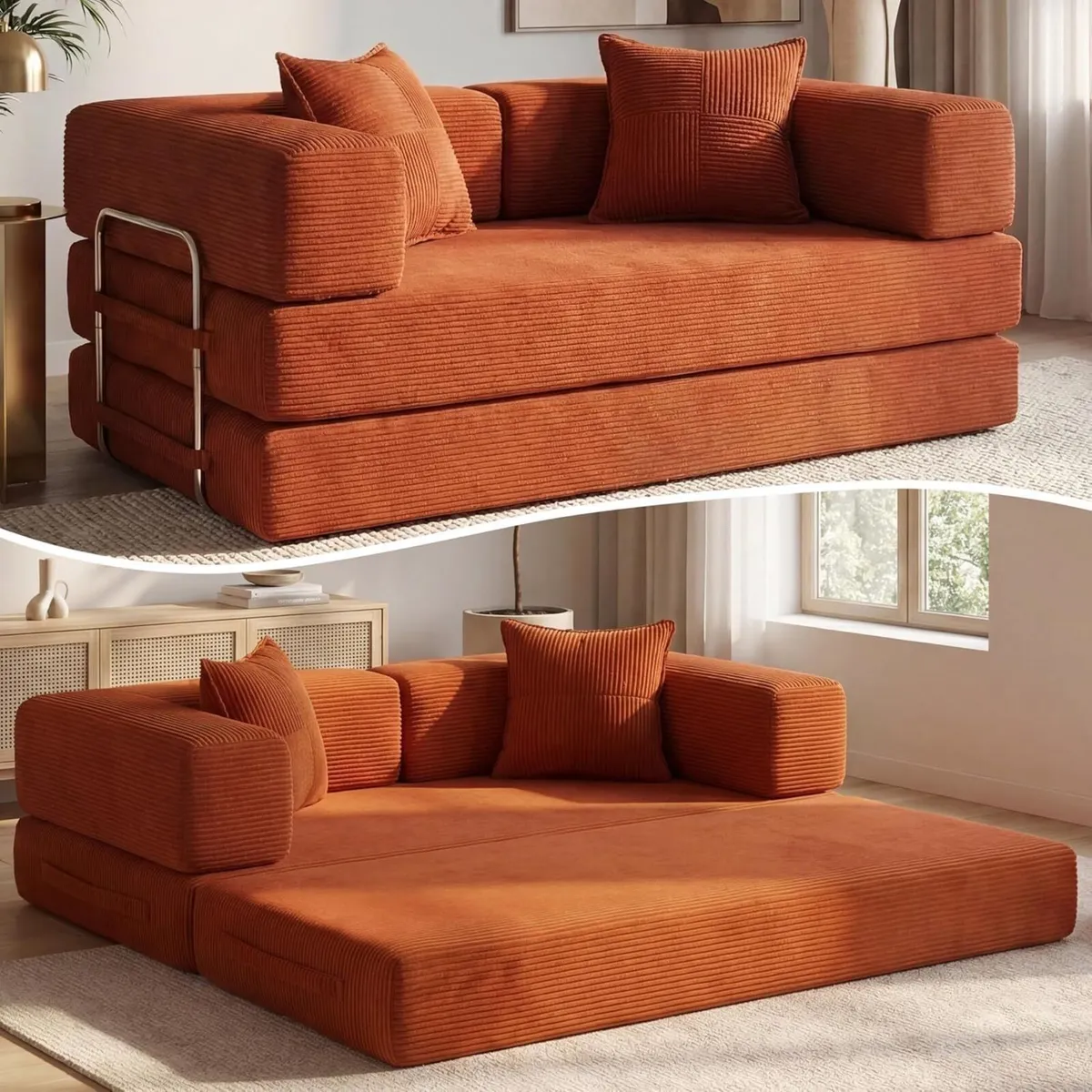 Boneless Couch Sofa Bed for Living Room - Image 1