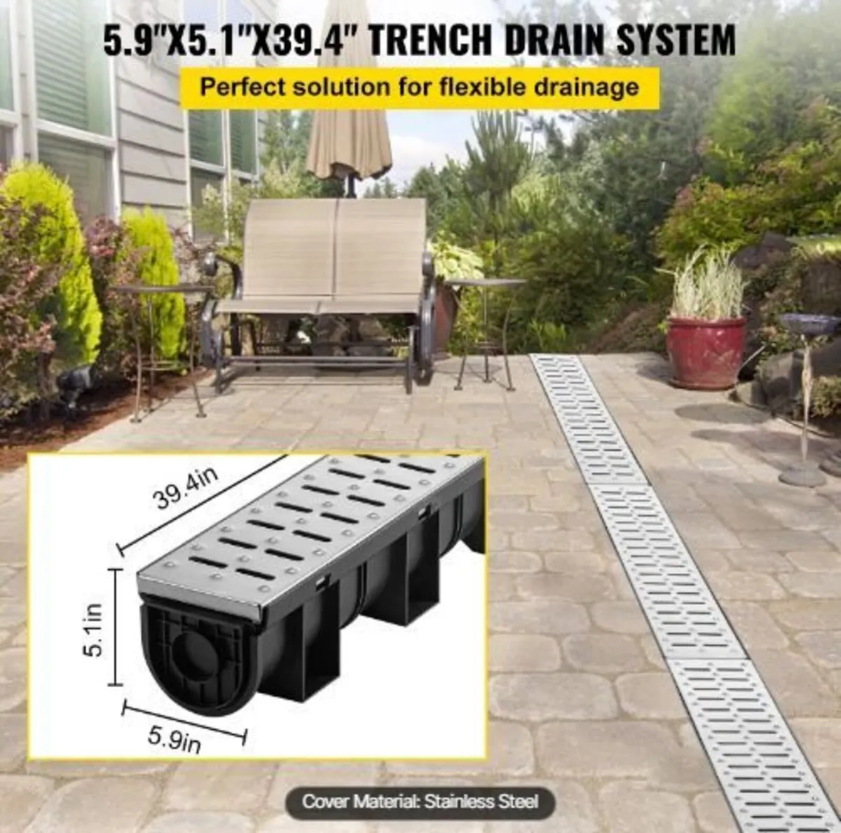 Trench Drain System, Channel Drain - Image 3