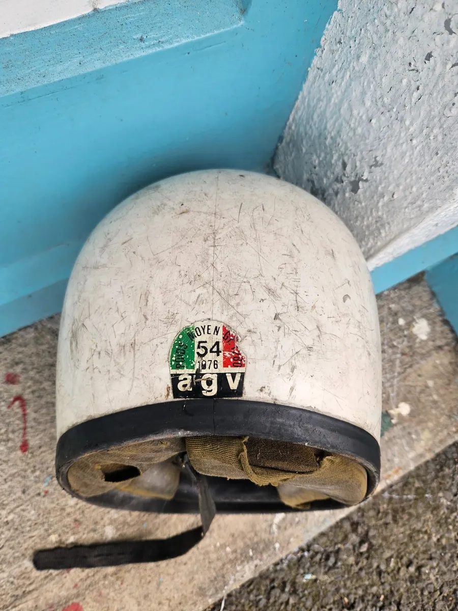 Vintage Motorbike Helmet - Image 3