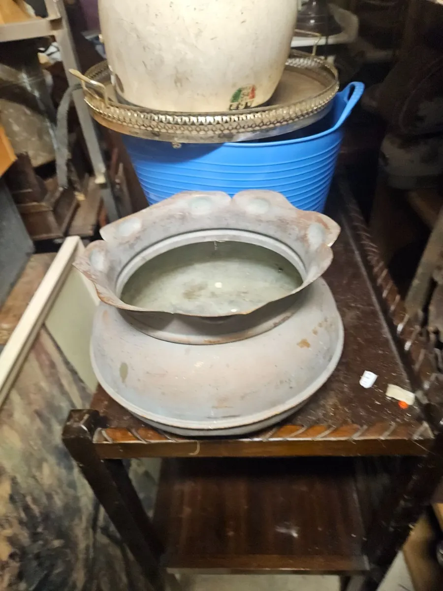 Vintage Copper Plant Pot - Image 3
