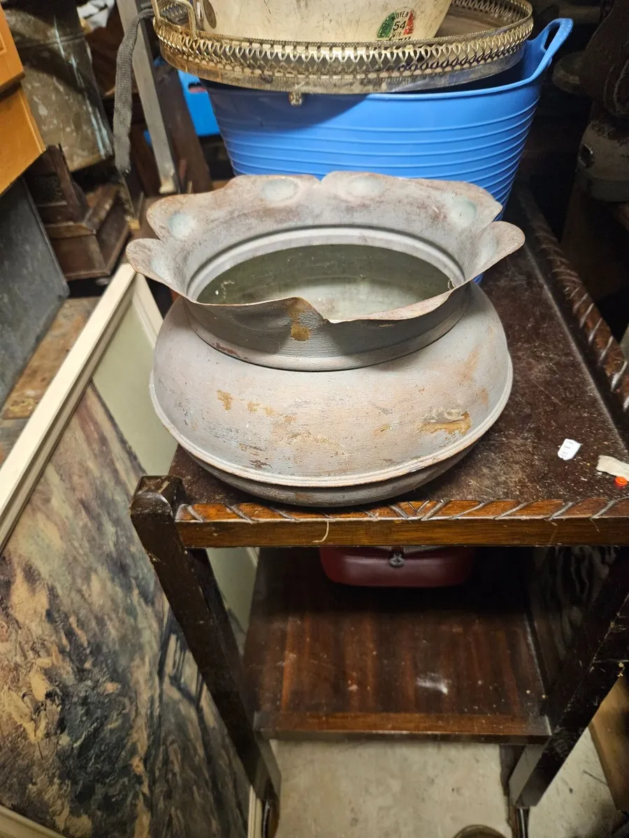 Vintage Copper Plant Pot - Image 4